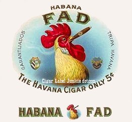Havana Fad- cigar box label