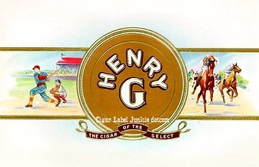 Henry G-cigar box label