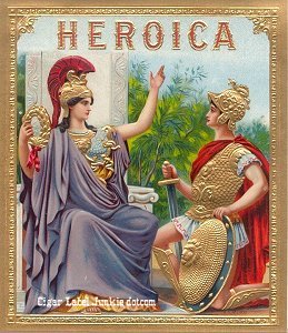 Heroica- cigar box label