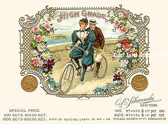 High Grade cigar box label