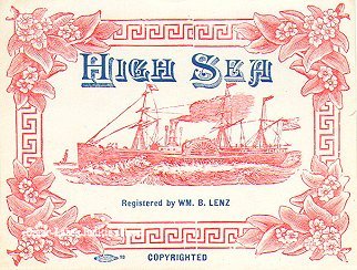 High Sea outer cigar label