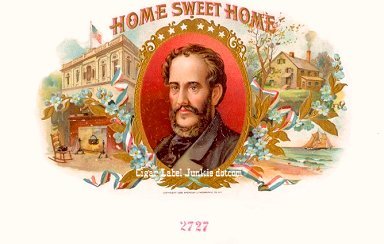 Home Sweet Home cigar box label