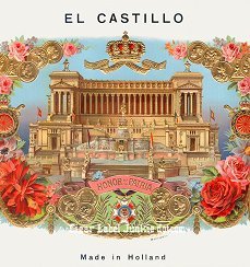 Honor Et Patria Castillo- cigar box label