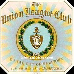 Union League Club- cigar box label