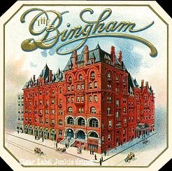 Bingham- cigar box label