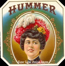 Hummer cigar box label