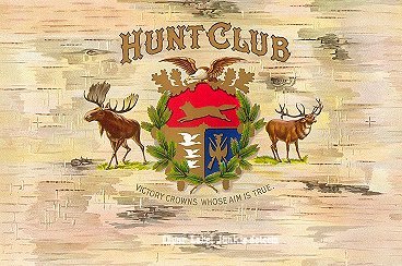 Hunt Club-cigar box label