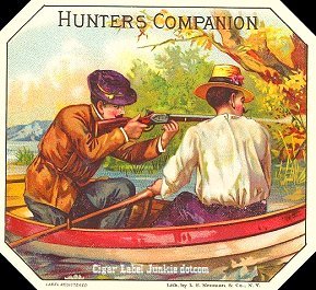 Hunters Companion- cigar box label