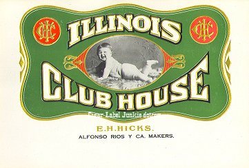 Illinois CH inner cigar label