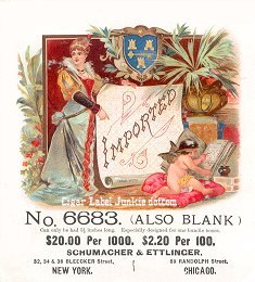 Imported inner cigar label