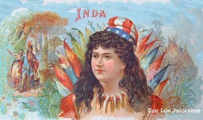 Inda cigar box label