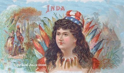 Inda cigar box label