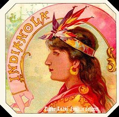 Indianola cigar box label