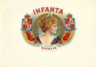 Infanta-inner cigar label