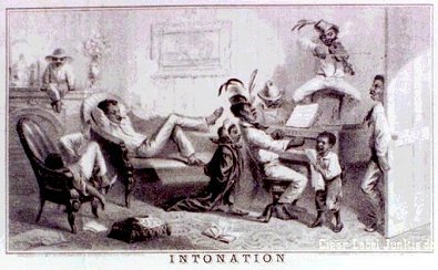 Intonation cigar box label