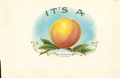 Its A Peach-inner cigar label