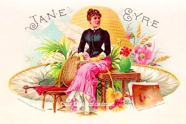 Jane Eyre cigar box label