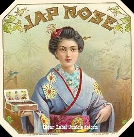 Jap Rose- cigar box label