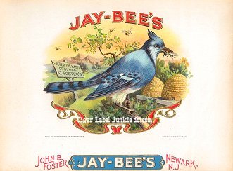 Jay Bees inner cigar label