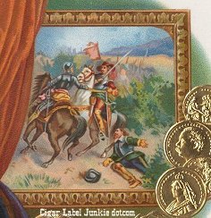 John Hampden cigar box label