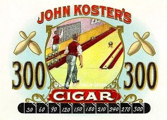 John Kosters cigar box label