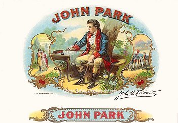 John Parke cigar box label
