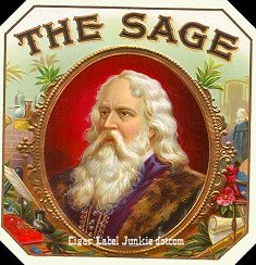John Ruskin cigar box label