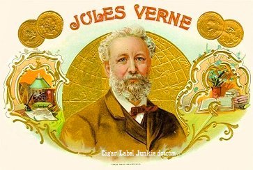 Jules Verne cigar box label