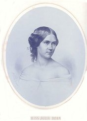 Julia Dean cigar box label