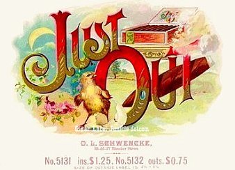 Just Out- cigar box label