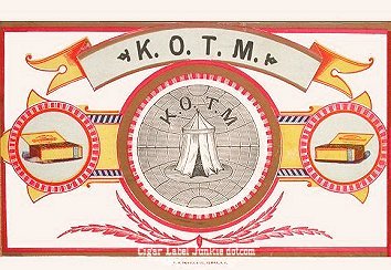 Knights of the Maccabees- cigar box label