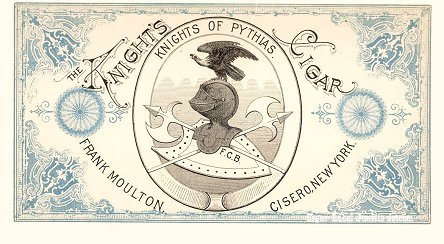 Knights of Pythias- cigar box label