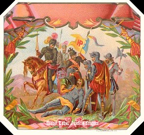 KP Sample- cigar box label