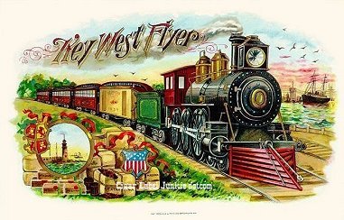 KW Flyer cigar box label