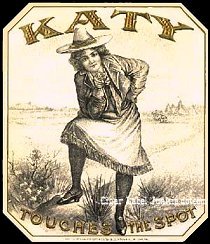 Katy cigar box label