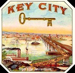 Key City cigar label