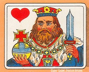 Harten Koning- cigar box label