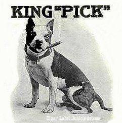 King Pick- cigar label