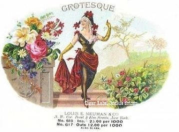 Grotesque- cigar box label