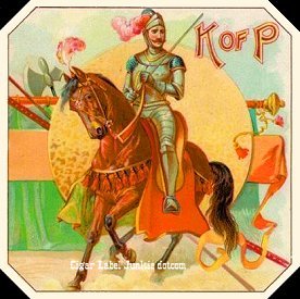 Knight of Pythias- cigar box label