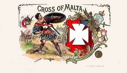 Cross of Malta- cigar box label