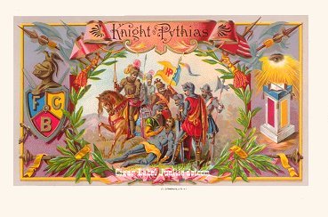 Knight of Pythias-cigar box label
