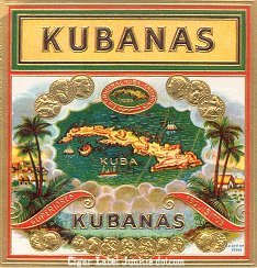 Kubanas outer cigar label