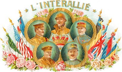 L'Interallie cigar box label