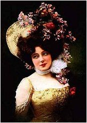 Anna Held pic cigar box label