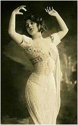 Anna Held pic cigar box label