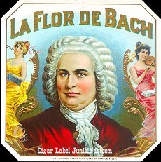 LFD Bach cigar box label