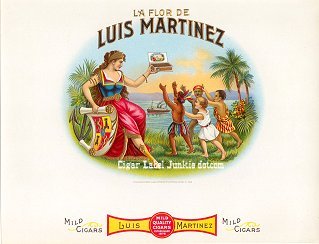 LFD Luis Martinez inner cigar label