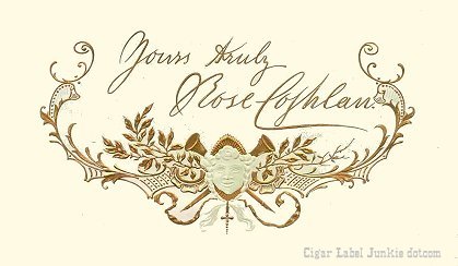 Rose Coghlan cigar box label