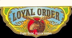 Loyal- cigar box label